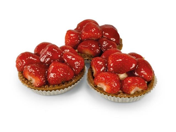 Aardbeienvlaatje