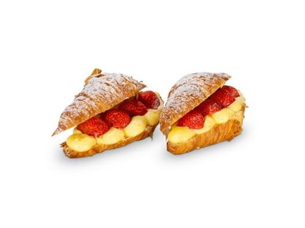 Aardbeien Croissant