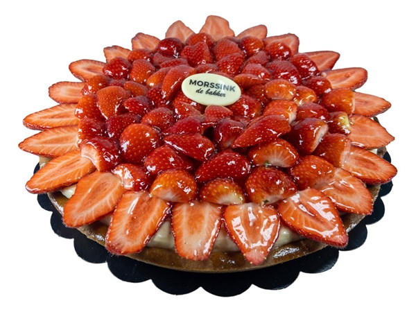 Aardbeien vlaai