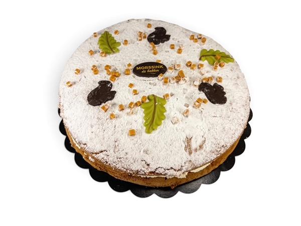 Bienenstich koffie karamel vlaai